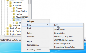 Add New Registry Key