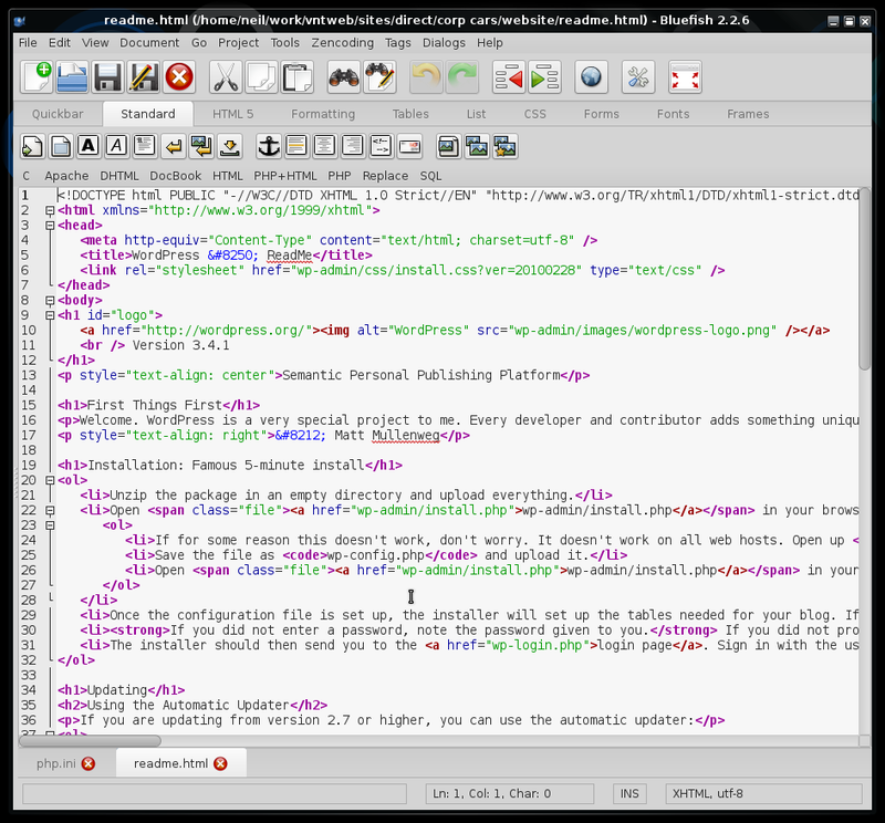 Editors for HTML • VNTweb