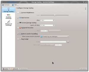 kde4 Power Management