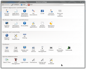 KDE4 System Settings