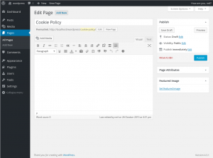 Howto Edit a WordPress Page: Add New