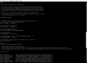 Using phpMyAdmin add user wp-config