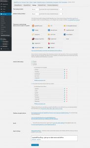 Creating an Instant backup with UpdrafPplus: settings tab