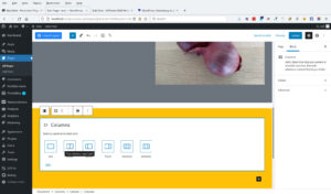 WordPress Gutenberg Adding Full Width Background Stripes: add inner column 2 chosen
