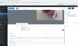 WordPress Gutenberg Adding Full Width Background Stripes: column set full width