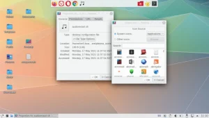 Add icon for script to KDE menu - edit menu bar icon